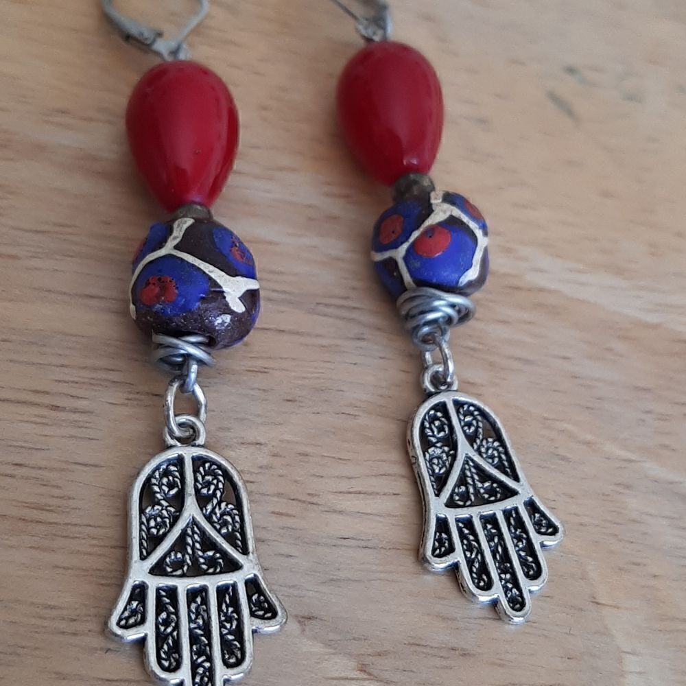 Handmade dangle earrings